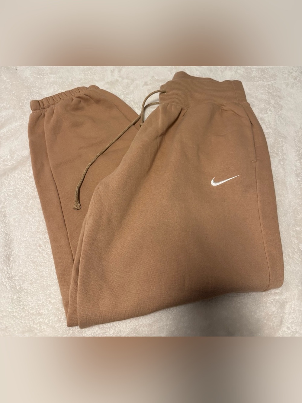 Nike Brown/Tan Swoosh Fleece Joggers